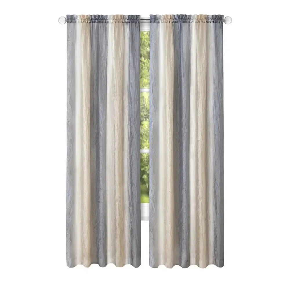 PowerSellerUSA 84L x 50W Inches Designer Home Window Curtain Drapes, 2-Pack